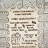 Medinė lentelė "Močiutės ir senelio taisyklės"