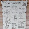 Medinė lentelė "Pirties taisyklės"