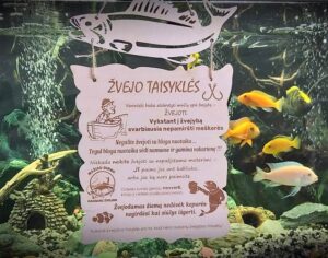 Medinė lentelė"Žvejo taisyklės"