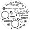 Padėklas Kalėdų senelio vaišėms