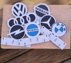 raktine auto logo Raktų kabykla AUTOMOBILIS