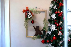 katinas Kalėdinė kompozicija
